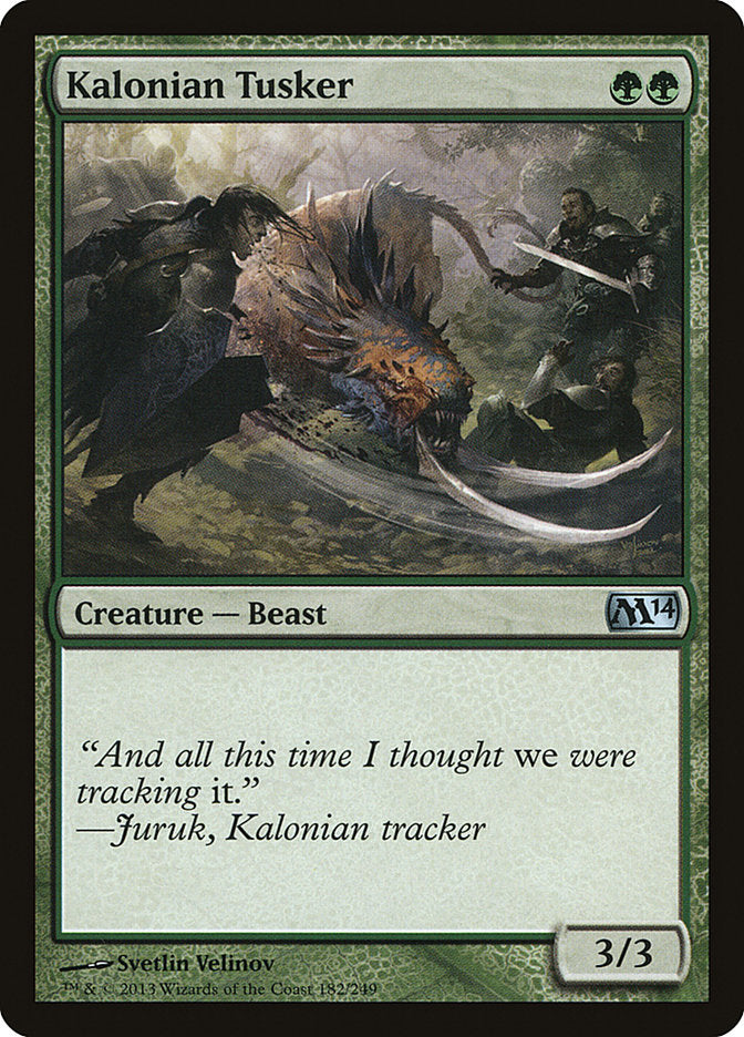 Kalonian Tusker [Magic 2014] | Anubis Games and Hobby