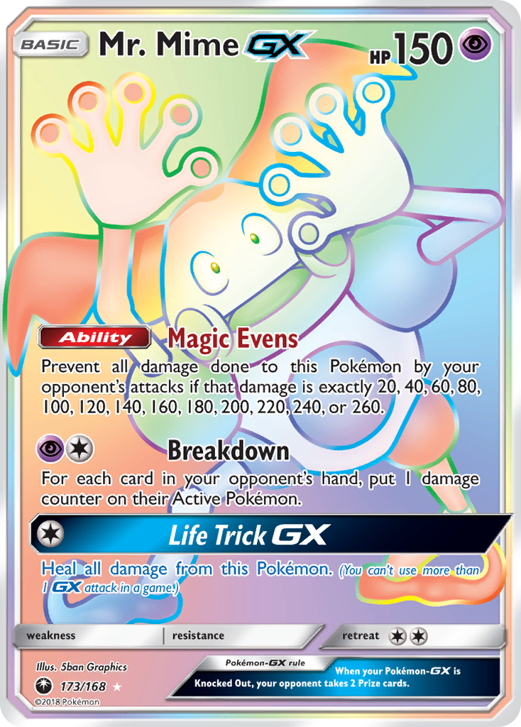 Mr. Mime GX (173/168) [Sun & Moon: Celestial Storm] | Anubis Games and Hobby