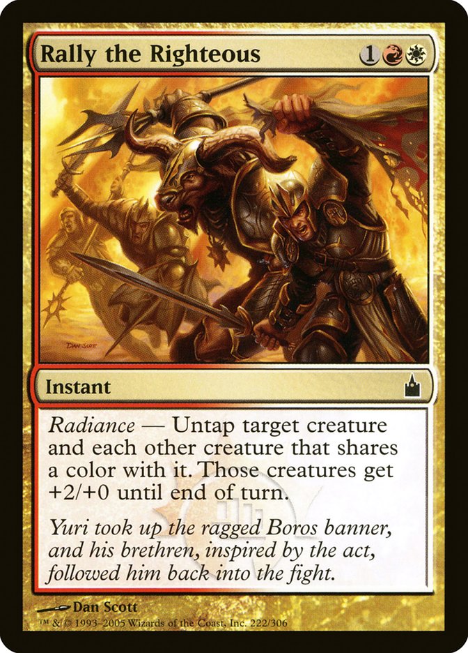 Rally the Righteous [Ravnica: City of Guilds] | Anubis Games and Hobby