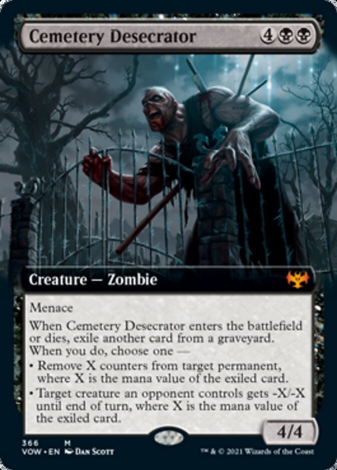 Cemetery Desecrator (Extended Art) [Innistrad: Crimson Vow] | Anubis Games and Hobby