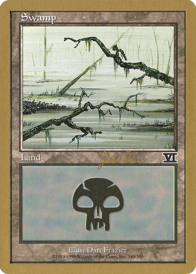 Swamp (js340b) (Jakub Slemr) [World Championship Decks 1999] | Anubis Games and Hobby