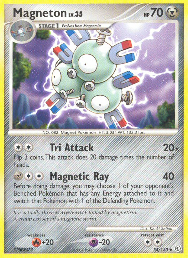 Magneton (54/130) [Diamond & Pearl: Base Set] | Anubis Games and Hobby