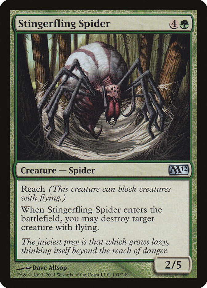Stingerfling Spider [Magic 2012] | Anubis Games and Hobby