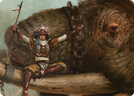 Tuskguard Captain Art Card [Commander Masters Art Series] | Anubis Games and Hobby