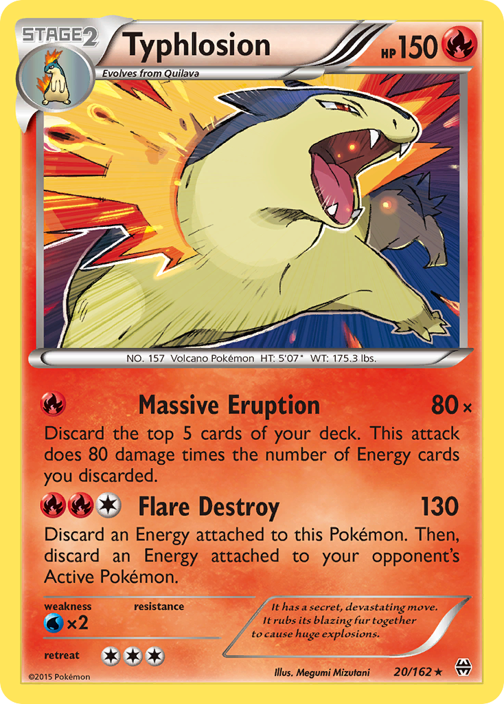 Typhlosion (20/162) [XY: BREAKthrough] | Anubis Games and Hobby