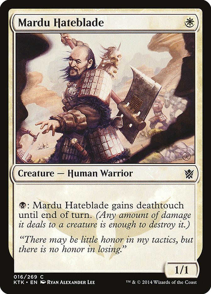 Mardu Hateblade [Khans of Tarkir] | Anubis Games and Hobby