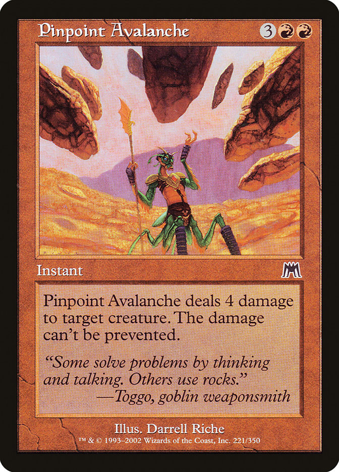 Pinpoint Avalanche [Onslaught] | Anubis Games and Hobby