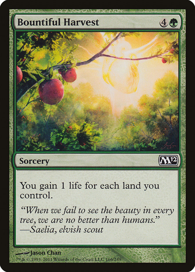 Bountiful Harvest [Magic 2012] | Anubis Games and Hobby