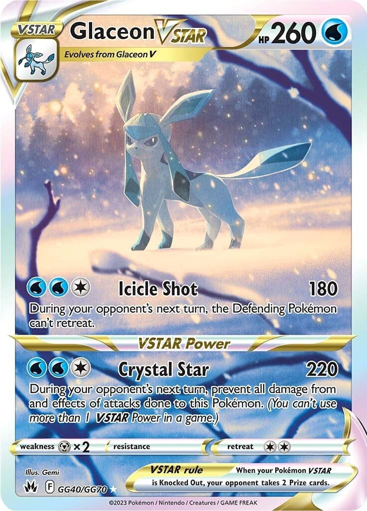 Glaceon VSTAR (GG40/GG70) [Sword & Shield: Crown Zenith] | Anubis Games and Hobby