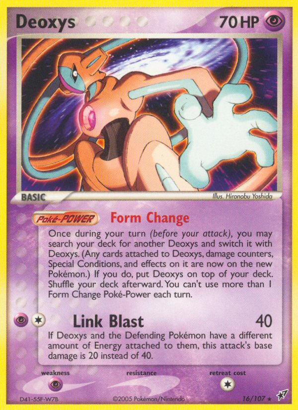 Deoxys (16/107) [EX: Deoxys] | Anubis Games and Hobby