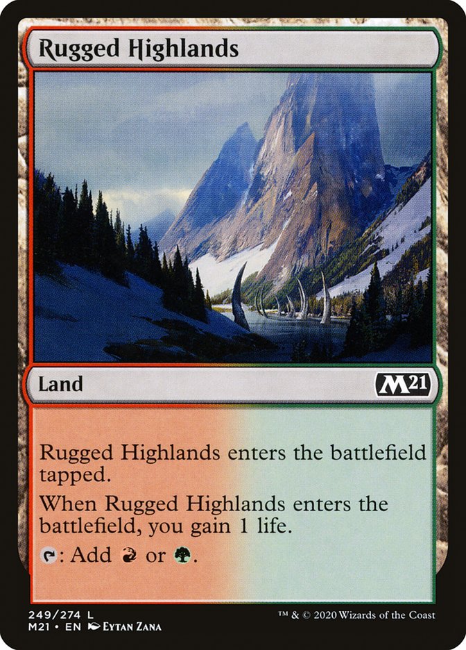 Rugged Highlands [Core Set 2021] | Anubis Games and Hobby