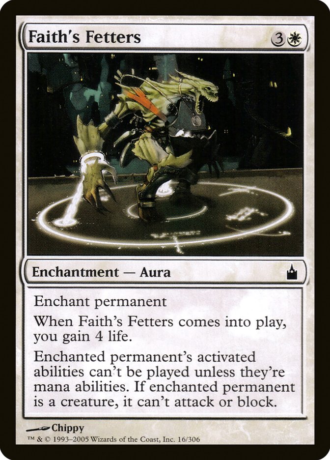 Faith's Fetters [Ravnica: City of Guilds] | Anubis Games and Hobby