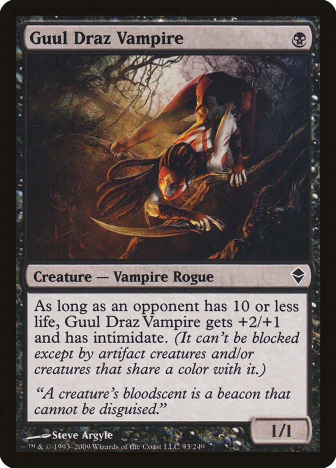 Guul Draz Vampire [Zendikar] | Anubis Games and Hobby