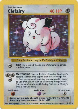 Clefairy (5/102) [Base Set Shadowless Unlimited] | Anubis Games and Hobby