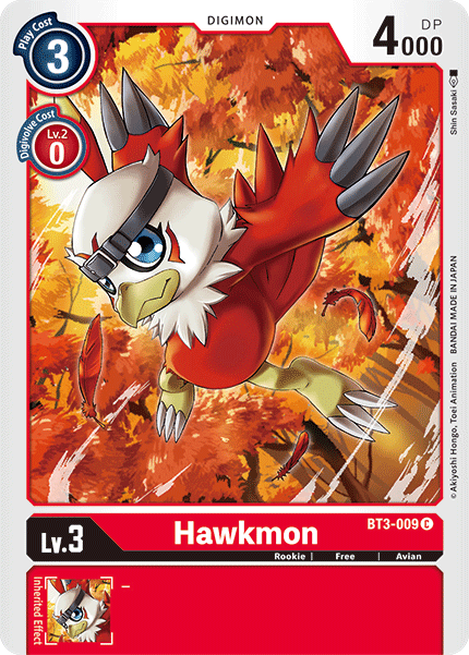 Hawkmon [BT3-009] [Release Special Booster Ver.1.5] | Anubis Games and Hobby