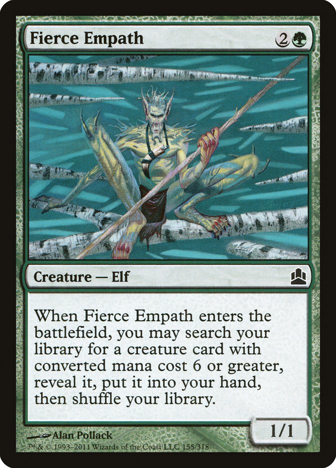 Fierce Empath [Commander 2011] | Anubis Games and Hobby