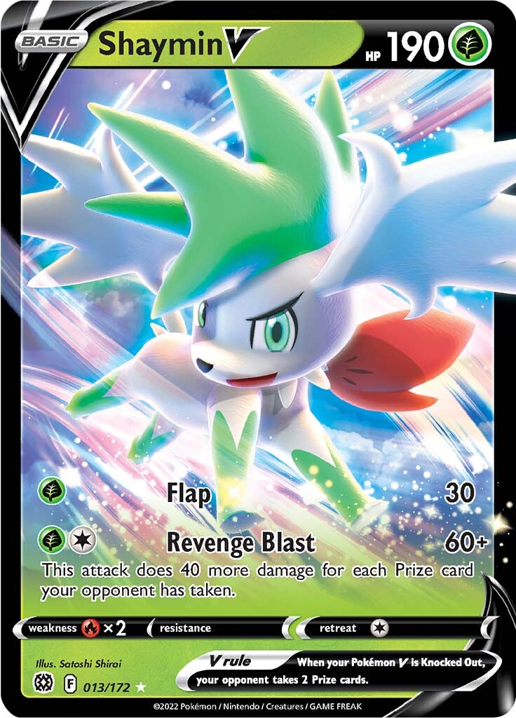 Shaymin V (013/172) [Sword & Shield: Brilliant Stars] | Anubis Games and Hobby