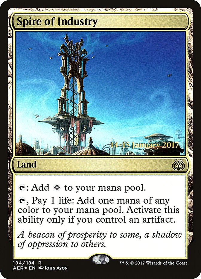 Spire of Industry [Aether Revolt Prerelease Promos] | Anubis Games and Hobby