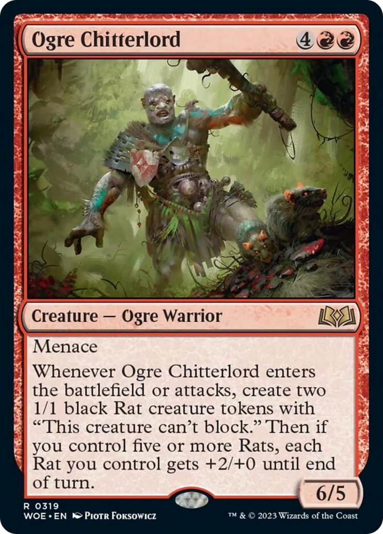 Ogre Chitterlord [Wilds of Eldraine] | Anubis Games and Hobby
