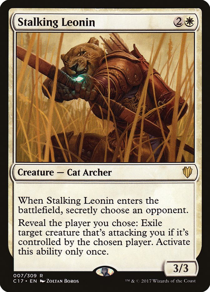 Stalking Leonin [Commander 2017] | Anubis Games and Hobby