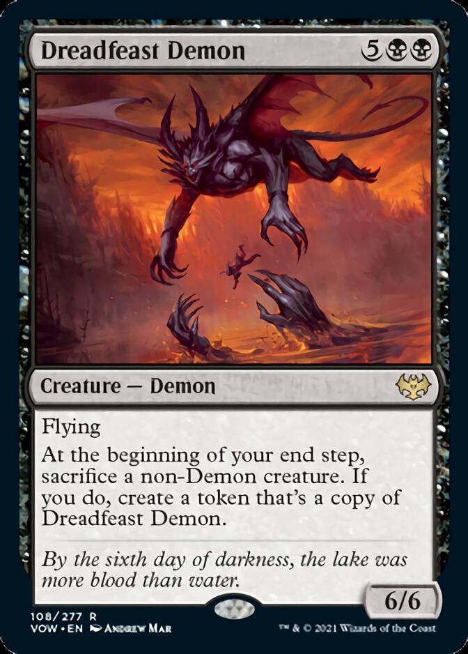 Dreadfeast Demon [Innistrad: Crimson Vow] | Anubis Games and Hobby