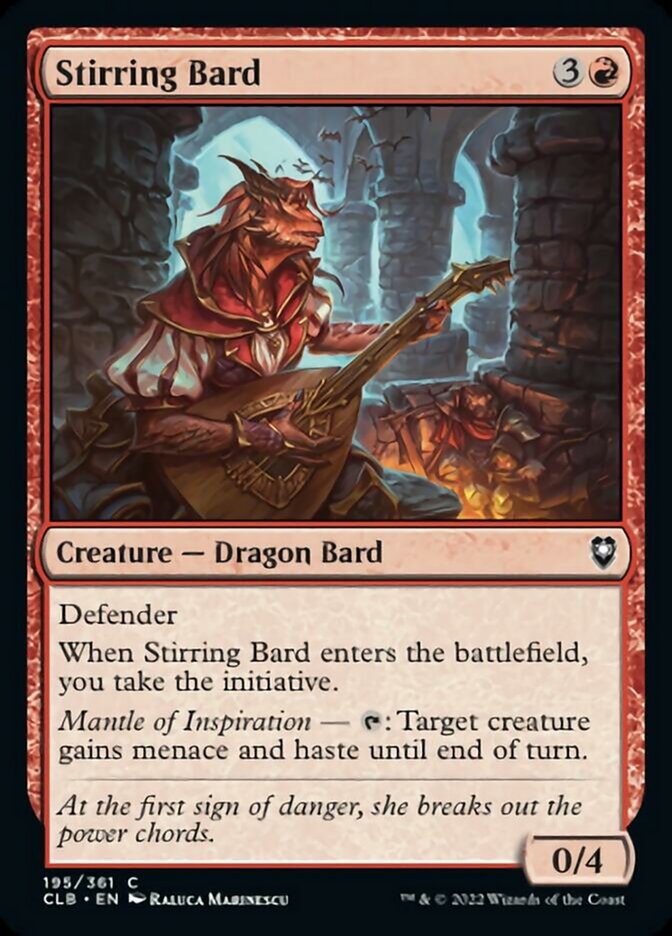 Stirring Bard [Commander Legends: Battle for Baldur's Gate] | Anubis Games and Hobby