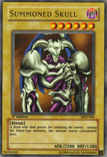 Summoned Skull [MRD-003] Ultra Rare | Anubis Games and Hobby