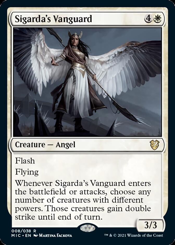 Sigarda's Vanguard [Innistrad: Midnight Hunt Commander] | Anubis Games and Hobby