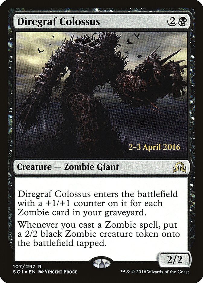 Diregraf Colossus [Shadows over Innistrad Prerelease Promos] | Anubis Games and Hobby