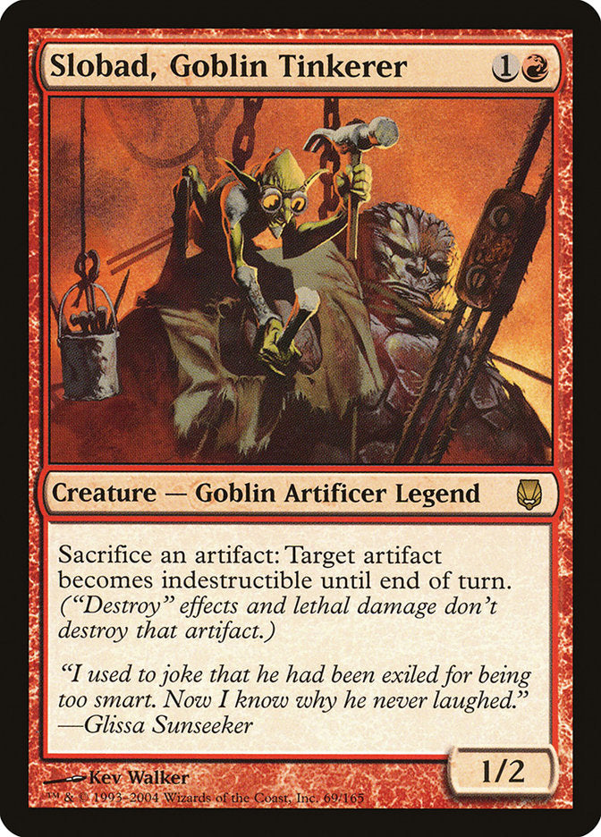 Slobad, Goblin Tinkerer [Darksteel] | Anubis Games and Hobby