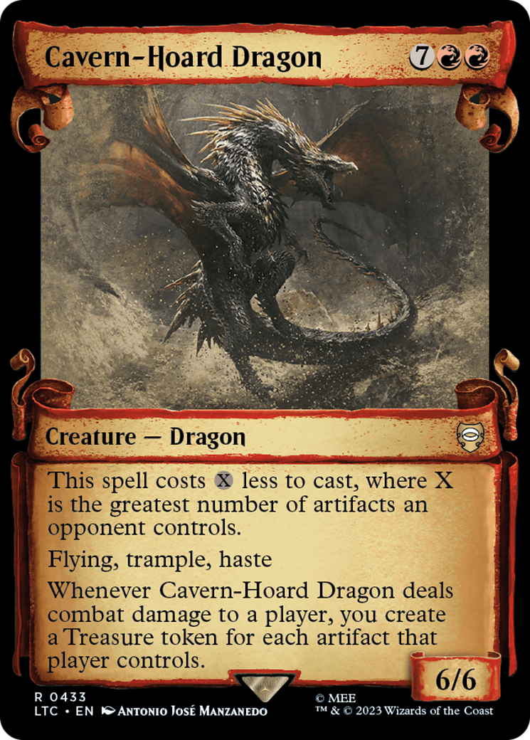 Cavern-Hoard Dragon [The Lord of the Rings: Tales of Middle-Earth Commander Showcase Scrolls] | Anubis Games and Hobby