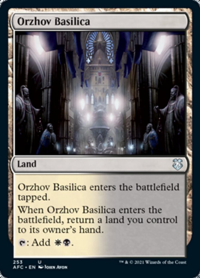 Orzhov Basilica [Dungeons & Dragons: Adventures in the Forgotten Realms Commander] | Anubis Games and Hobby