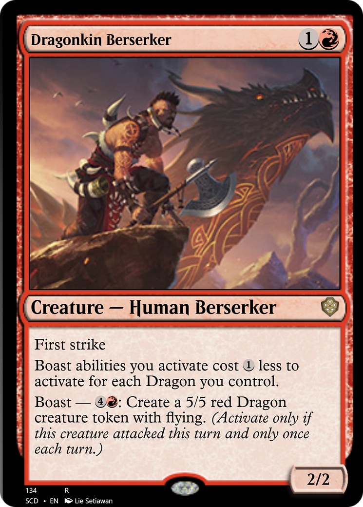 Dragonkin Berserker [Starter Commander Decks] | Anubis Games and Hobby