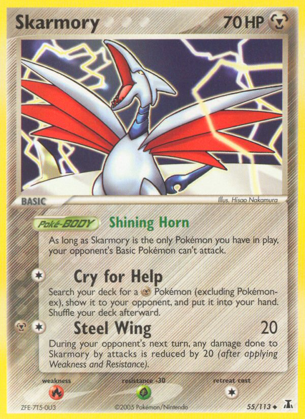 Skarmory (55/113) [EX: Delta Species] | Anubis Games and Hobby