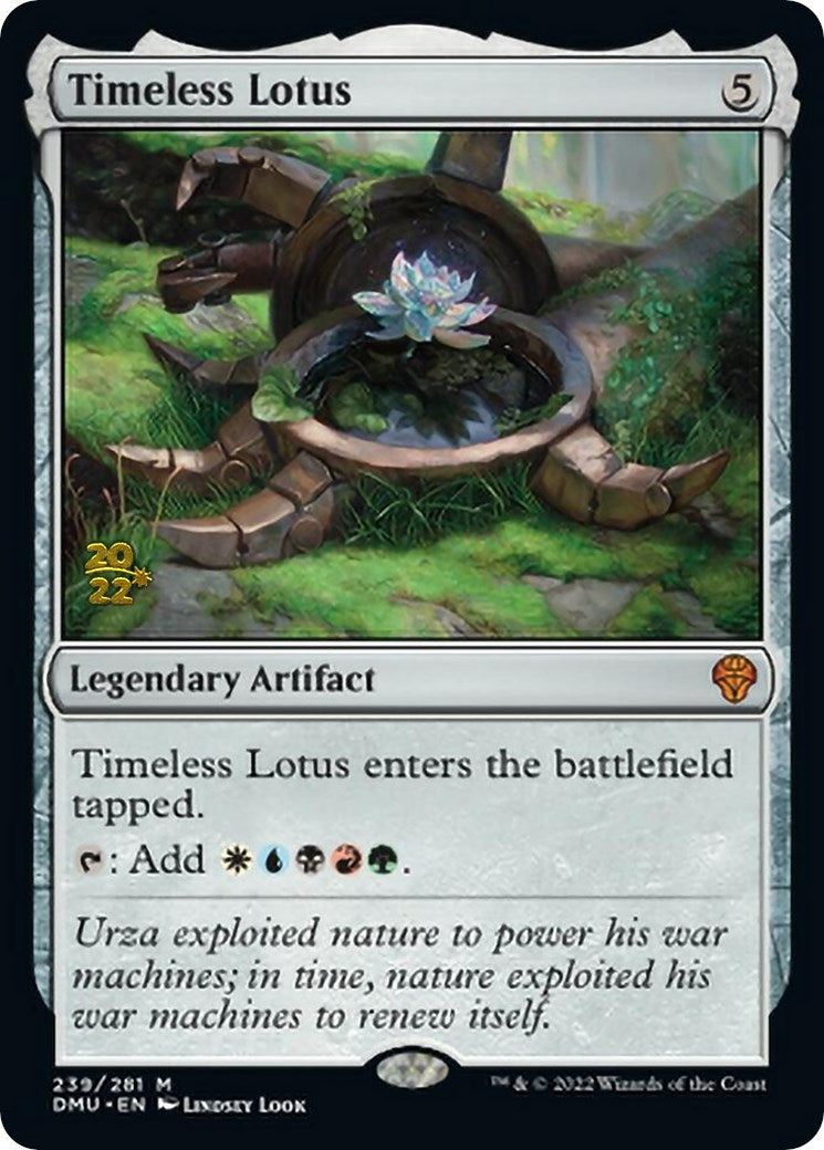 Timeless Lotus [Dominaria United Prerelease Promos] | Anubis Games and Hobby