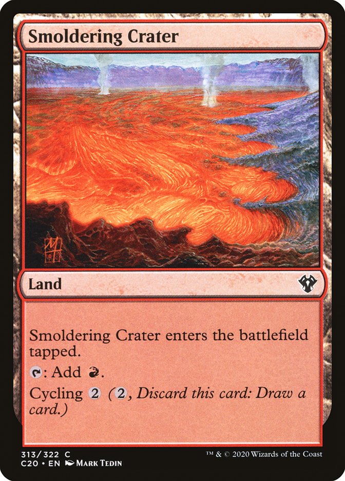 Smoldering Crater [Commander 2020] | Anubis Games and Hobby