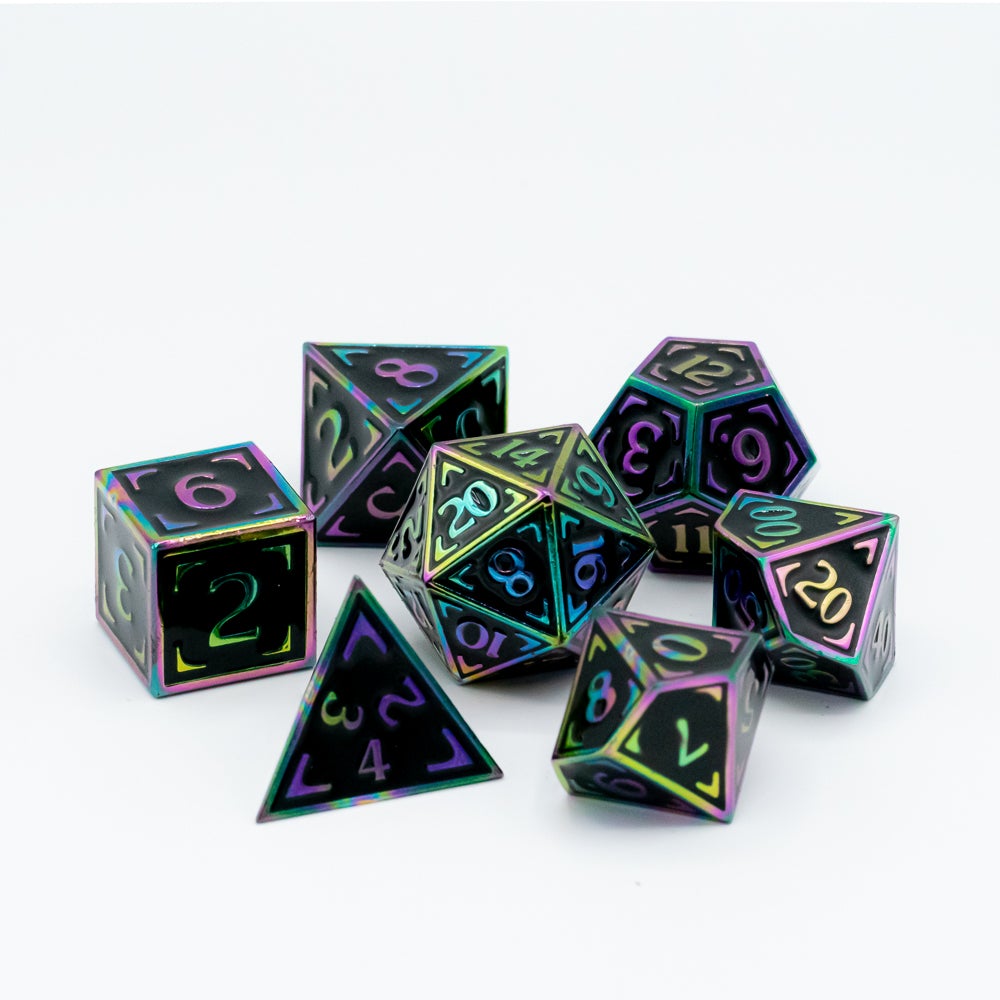 Reticle Zenith Dark Matter RPG Dice | Anubis Games and Hobby