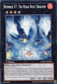 Number 57: Tri-Head Dust Dragon [Number Hunters] [NUMH-EN030] | Anubis Games and Hobby