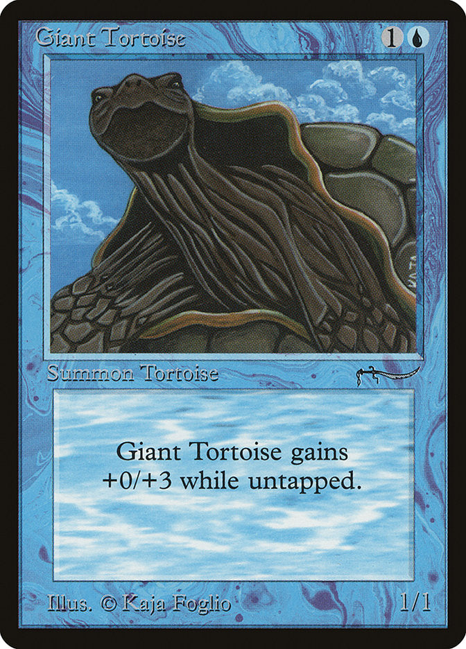 Giant Tortoise (Light Mana Cost) [Arabian Nights] | Anubis Games and Hobby