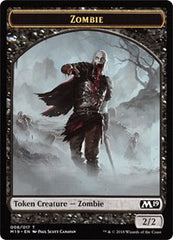 Zombie // Thopter Double-Sided Token (Game Night) [Core Set 2019 Tokens] | Anubis Games and Hobby