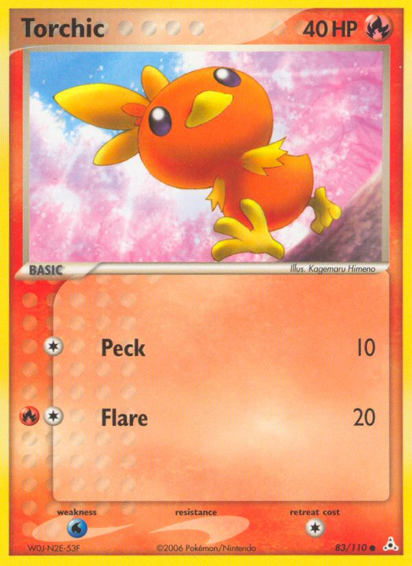 Torchic (83/110) [EX: Holon Phantoms] | Anubis Games and Hobby