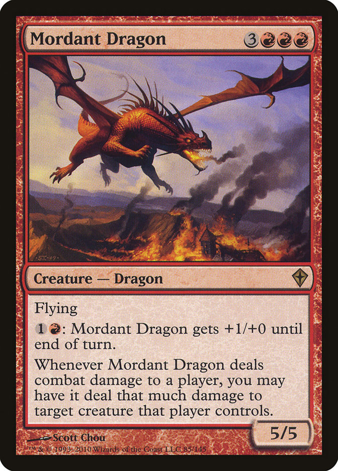 Mordant Dragon [Worldwake] | Anubis Games and Hobby