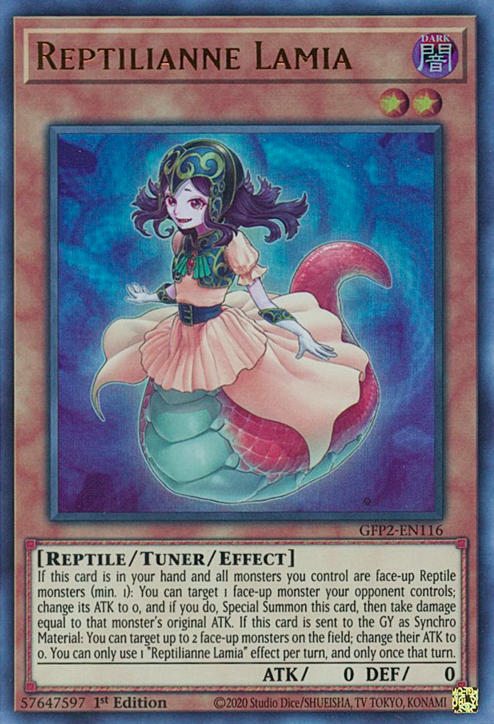 Reptilianne Lamia [GFP2-EN116] Ultra Rare | Anubis Games and Hobby