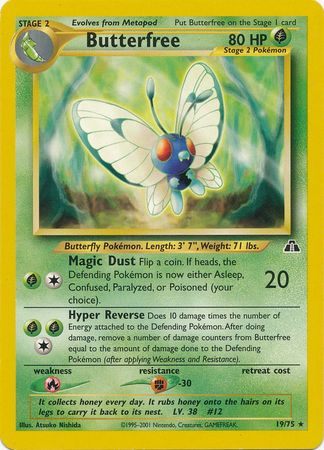 Butterfree (19/75) [Neo Discovery Unlimited] | Anubis Games and Hobby