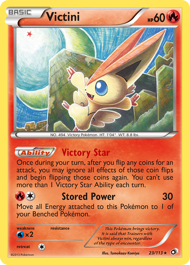 Victini (23/113) (Theme Deck Exclusive) [Black & White: Legendary Treasures] | Anubis Games and Hobby