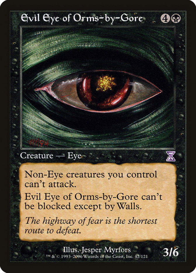 Evil Eye of Orms-by-Gore [Time Spiral Timeshifted] | Anubis Games and Hobby