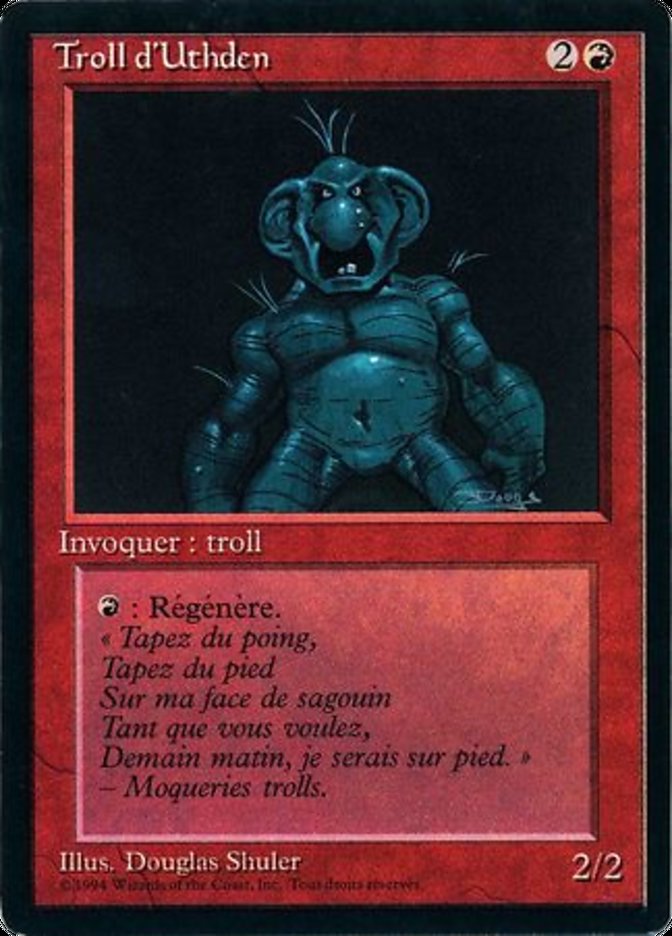 Uthden Troll [Foreign Black Border] | Anubis Games and Hobby