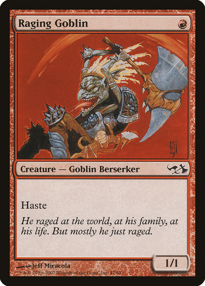 Raging Goblin [Duel Decks: Elves vs. Goblins] | Anubis Games and Hobby