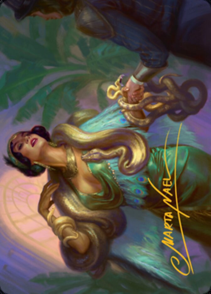 Venom Connoisseur Art Card (Gold-Stamped Signature) [Streets of New Capenna Art Series] | Anubis Games and Hobby
