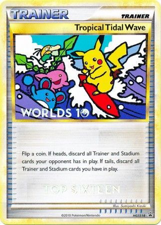 Tropical Tidal Wave (HGSS18) (Top 16) [HeartGold & SoulSilver: Black Star Promos] | Anubis Games and Hobby